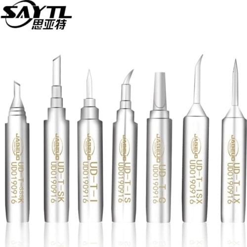 SAYTL 900M-T-I Copper iron Welding Tool Lead-Free Solder Iron Head Tips Replacement Soldering Bit Welding Tool For DIY Rework