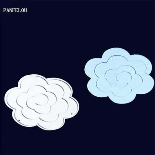 PANFELOU Easter Clouds of biscuits Scrapbooking DIY album cards paper die metal craft stencils punch cuts dies cutting