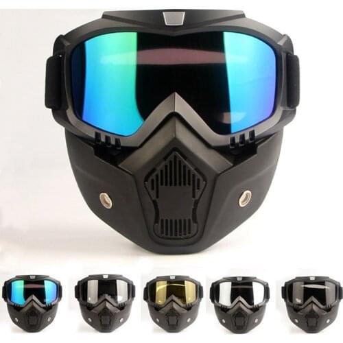 Tactical Cycling Full Face Anti-fog Mask Helmet Airsoft Protective Paintball Mask with Mouth Filter Safety Goggle Hunting Gear