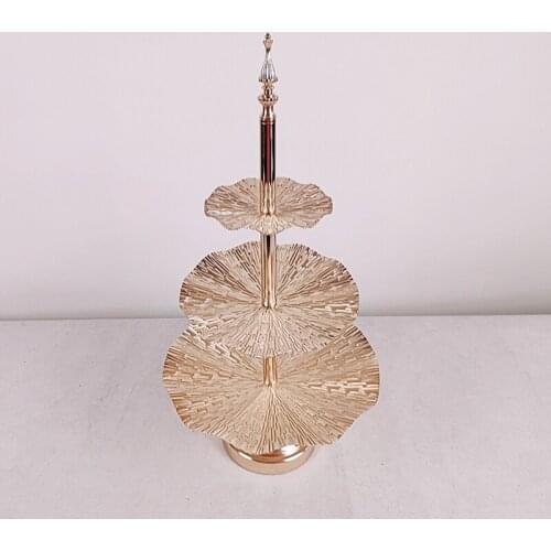 Three-layer Fruit Plate Candy Snack Plate Creative Modern Cake Stand Fruit Basket