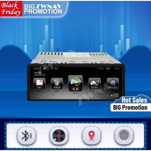 Carplay 6.9 Inch IPS Screen 1DIN Universal Android Multimedia Player GPS Navigation Auto Audio Stereo Radio Recorder Head Unit