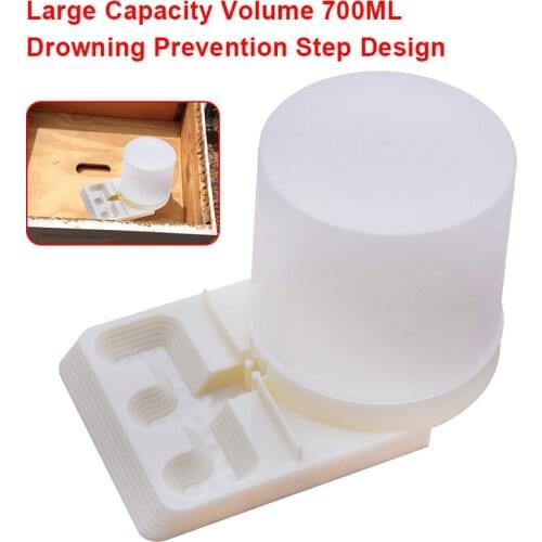 Drowning Prevention Step 700ML Entrance Feeder for Beekeeping Beehive