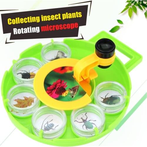 Animal and plant specimen observation tool magnifying glass science experiment toy outdoor exploration science teaching aid kit