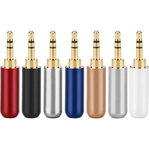 Jack 2.5 mm Headphone Plug Speaker Terminal Connector 3 Poles 2.5mm Connectors Earphone Plugs Audio Adapter For 4.2mm Cable