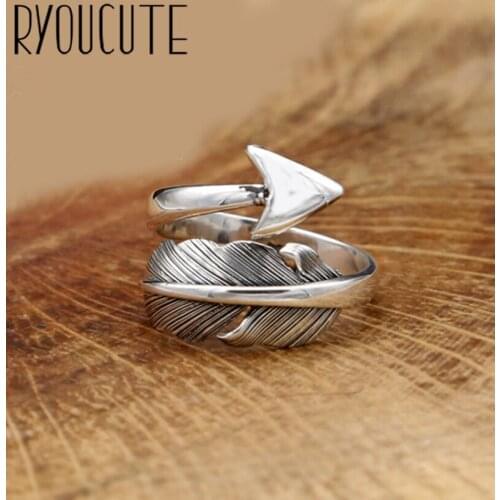 Bohemian Ethnic Silver Color Arrow Rings for Women Bridal Wedding Vintage Finger Rings Christmas Gifts