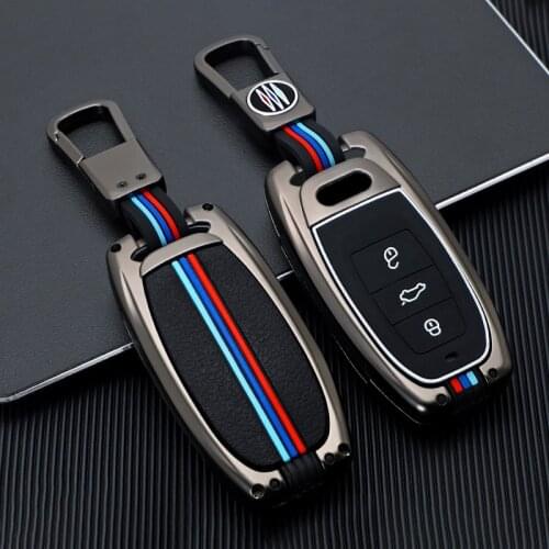 Car Key Case Cover For Audi A1 A3 A4 B6 B7 B8 8K S4 A5 B8 8T S5 A6 4G C7 S6 A7 S7 A8 D4 4H S8 Q3 Q5 SQ5 8R Q7 R8 TT Accessories