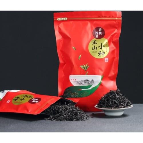 Black tea High Quality Bulk Zhengshan Xiaozhong Wuyi Smoked Flavor Lapsang Souchong Chinese Black Chinese Tea 250g