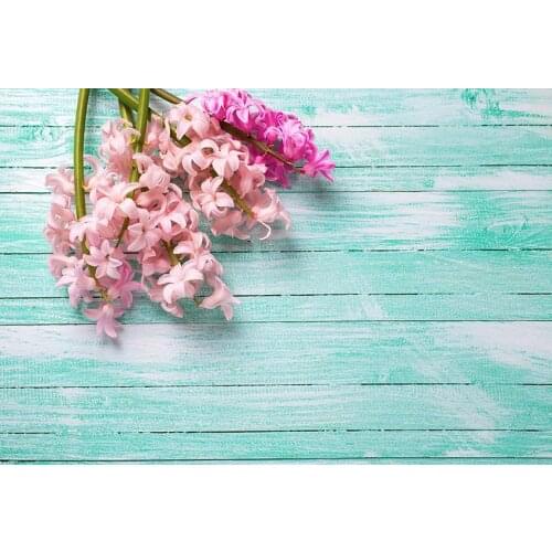 Ins style wood board backgrounds food photo vinyl flower petal decorated photography backdrop for kid photo studio props lv-1904