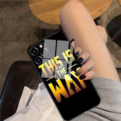 This Is The Way Phone Case Glass Phone Case For iphone 12 11 Pro Max XS XR X 8 7 Plus SE2 Case