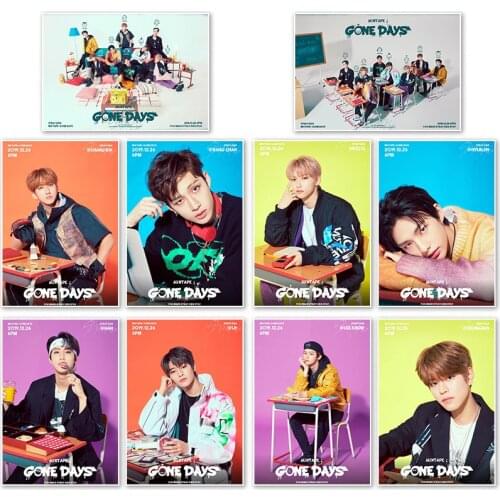 KPOP Stray Kids Mixtape Gone Days Album Photo Poster Self-adhesive Pictorial Wall Art Sticker Star Peripheral
