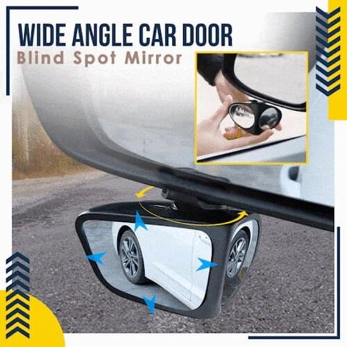 Multifunction Car 360 Degree Side Mirror Convex Wide Angle Glasses Blind Spot Auxiliary Rearview Mirror For Truck SUV Vehicle