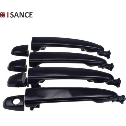 ISANCE Exterior Outside Door Handle Front Rear Left Right 69211-AE020 69213-08020 For Toyota Sienna 2004-2010 / Tacoma 2005-2011