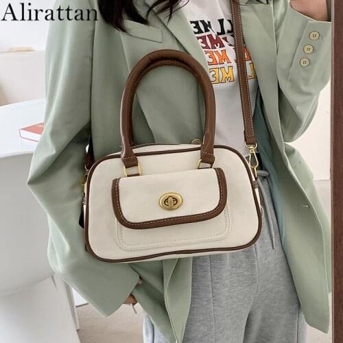 2021 New Womens Bag High Quality Canvas Design Fashion Casual Ladies One-Shoulder Messenger Bag Wild Ins Womens Handbag