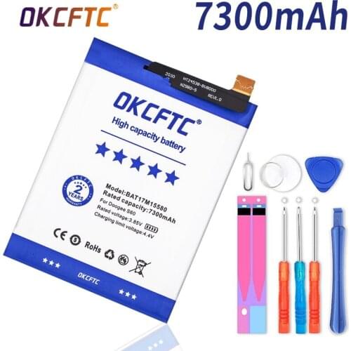 OKCFTC 7300mAh New Original for DOOGEE S60 BAT17M15580&BAT17S605580 Replacement Parts backup battery for DOOGEE S60 Smart Phone