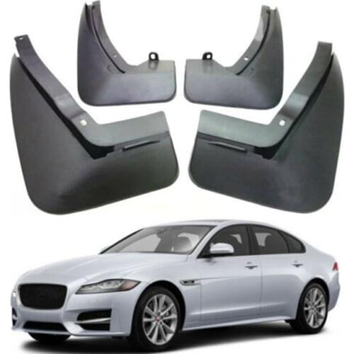 Car Front & Rear Splash Guards Mud Flaps fit for 2017-2019 JAGUAR XF Sport X260 Fender 4cps/set