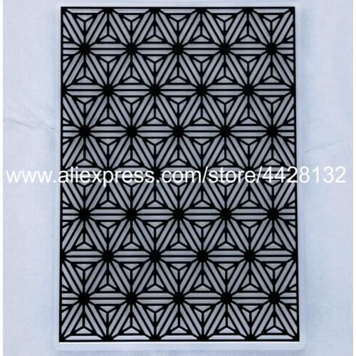 Flowers Grain Plastic Embossing Folder For Scrapbook DIY Album Card Tool Plastic Template 10.4x14.6cm 9081649