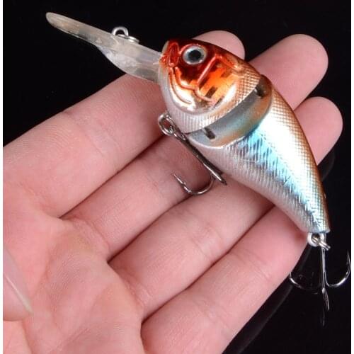 1pcs 8.5cm 14.8g 6 Colors Plastic Hard Crank Crankbait Baits Fishing Lures Two Treble Hooks Pesca With 3D Eyes