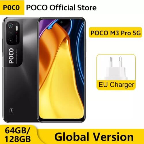 In Stock POCO M3 Pro 5G 6GB 128GB Dimensity 700 Smartphone 90Hz NFC 6.5” FHD+ DotDisplay 5000mAh 48MP Camera Global Version