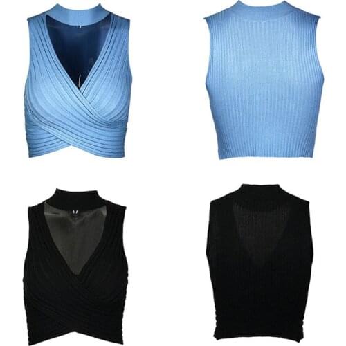 Женские трикотажные майки SRVBY China At AliExpress