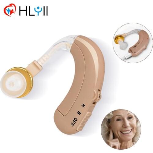 Super Mini Hearing Aid Ear Rechargeable Mini Deaf-Aid Behind Portable Ear Hearing Amplifier for the Deaf Elderly Audifonos