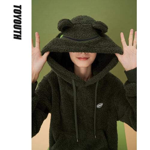 Женские флисовые толстовки Toyouth China At AliExpress