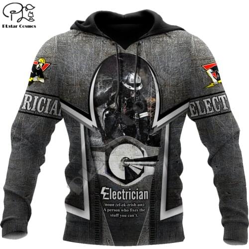 PLstar Cosmos 3DPrint Electrician Lineman IronWorker Harajuku Streetwear Men/Women Unisex Funny Zip Hoodie/Sweatshirt/Jacket-a4
