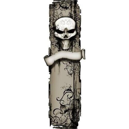 For x2 Truck Bed Decal Skull Striping Graphics Vinyl Decal High Quality