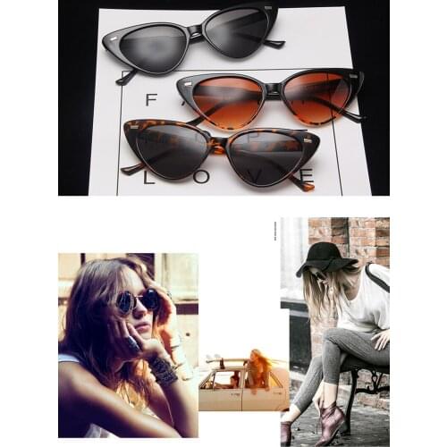 ZAOLIH Small Women Sunglasses Cat Eye Designer Eyewear UV400 Sun Glasses Vintage Eyeglasses Brand Gafas De Sol Sexy Adult Glass