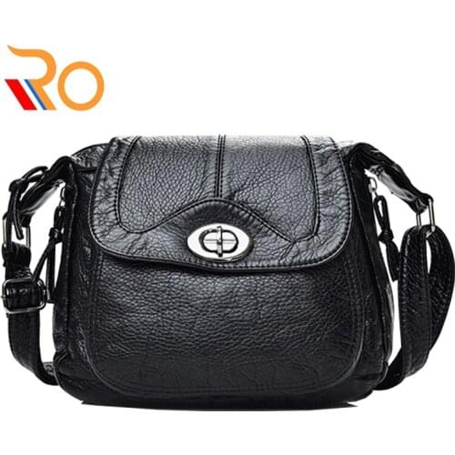 Women Soft Shoulder Crossbody Handbags Teen Girls PU Leather Rivets Small Messenger Bags Female Travel Clutch Bag Totes Packs