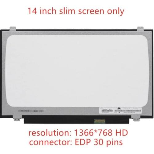 14'' screen panel B140XTN02.D B140XTN02.E B140XTN02.A B140XTN02.4 LP140WH8 TPC1 N140BGE-EA3 E33 EDP 30 Pin LCD LED Display