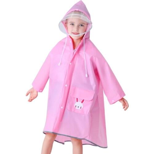 2020 outdoor lively cute boy girl raincoat polyester baby kid raincoat waterproof raincoat child impermeable poncho boy girl rai