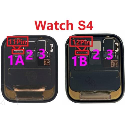 5--50PCS, Original New For Apple Watch S4 Series 4 44MM LCD Display / Touch Screen FPC Connector Contact on Mainboard