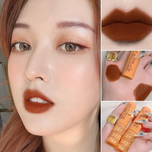 6 Color Matte Lipstick Set Velvet Lip Glaze Color Charm Lasting Non-fading Lip Makeup Lipstick