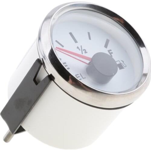 White Fuel Level Gauge + Fuel Tank Sender Unit Level Gauge - Combo Sale