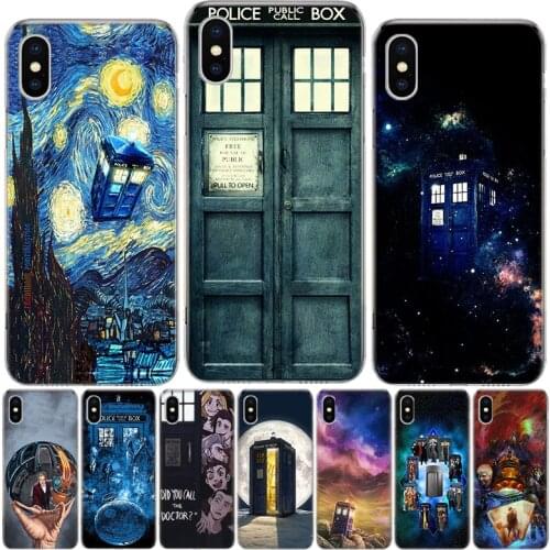 Tardis Box Doctor Who Phone Case For iphone 12 MIni 11Pro MAX XS 8 7 6 6S Plus X 5 5S SE XR SE 2020 Cover Shell Coque