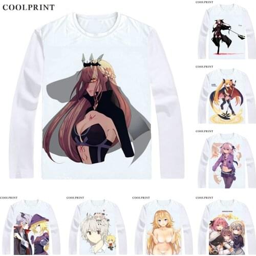 Fate Apocrypha T-Shirts Multi-style Long Sleeve Shirts Feito Apokurifa Sieg Ruler Yuichiro Higashide Cosplay Shirt
