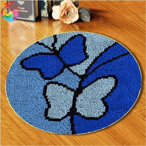 Crochet hook 50CM diameter embroidery kits Kitchen carpets and rugs carpets and rugs stair carpet mats Latch hook rug kits