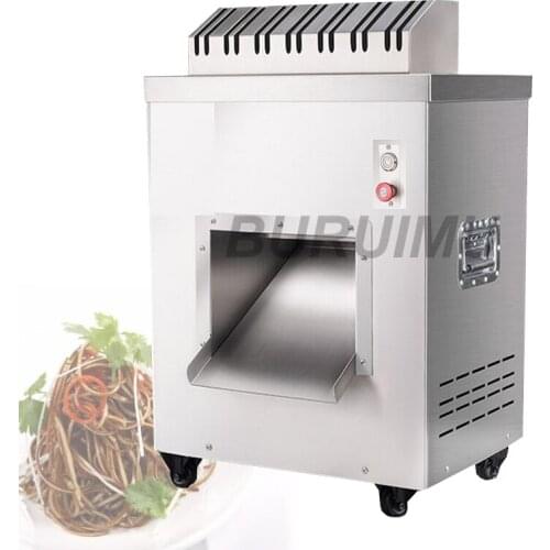 Fresh Meat Slicing Machine Meat Slicer Beef Shredded Cutting Maker Pork Mincing Manufacturer Meat Strips Cutter
