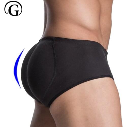 Butt Lifter PRAYGER Enhancer Underwear Men Shaper Padded Corset Sillicon Inserts Control Panties Sexy Removable Pads Buttocck