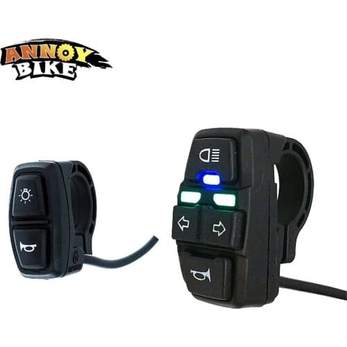 Electric Bike Scooter Light DK226 Frontlight Horn Cruise Turning Light Switch dk336 ATV Switch Tricycle Diy Parts Motorcycle