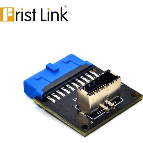 USB 3.0 to USB 3.1 / 3.2 Type C Front Adapter E from 20pin to 19pin Converter for pc motherboard riser connector