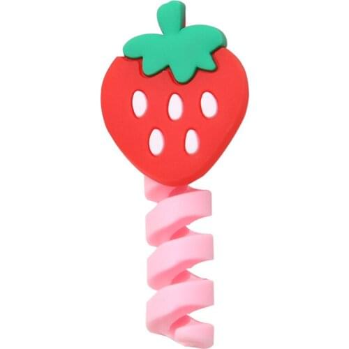 1pc Cartoon Data Cable Protective Cover Data Line Usb Charger Protectior Earphone Cable Lovely Small Animal Winder Organizer