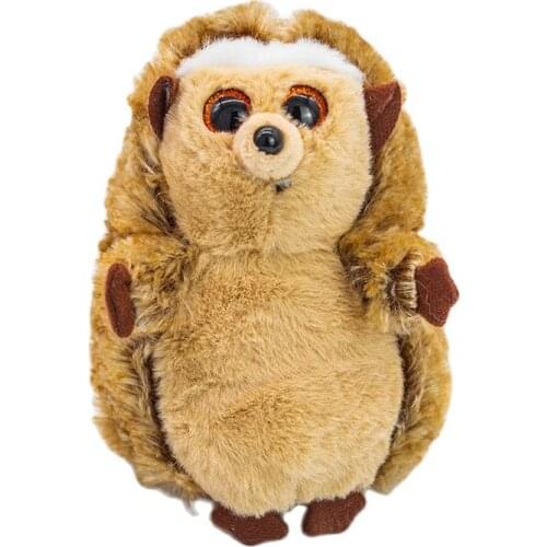 15CM/25CM Ty Beanie Glittery Big Eyes Ida the Hedgehog Cute Soft Stuffed Plush Animal Doll Kids Toys Birthday Gifts