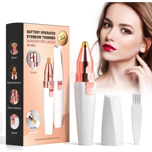 2 IN1 eyebrow trimming artifact lady shaver hair removal instrument eyebrow trimming instrument eyebrow trimming knife