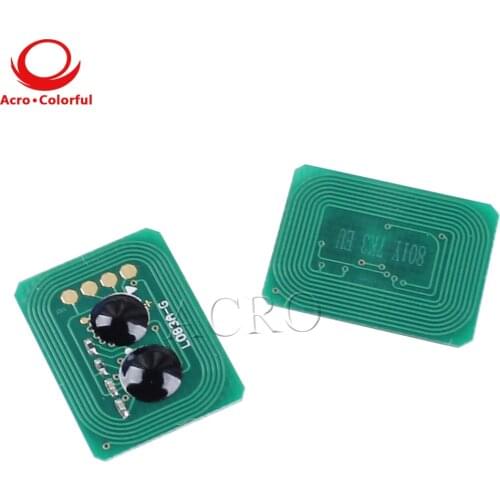 44643004 44643001 44643002 44643003 Toner chip for OKI C801 C821 laser printer copier cartridge refill