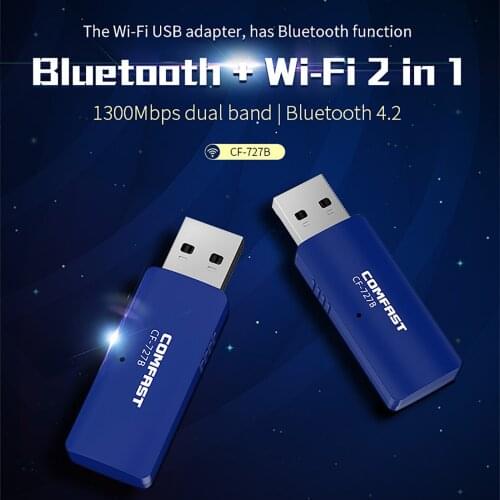727B Dual-band 1300M Gigabit Usb Portable Wifi Wireless Network Card Receiver USB 2.0 Wireless Network Card Receiver 1300Mbps