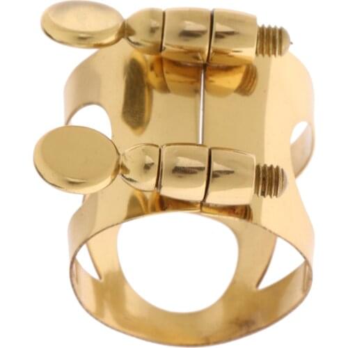 Alto Eb Saxophone Metal Ligature Clip Clamp,Sax Mouthpiece Accessory Parts