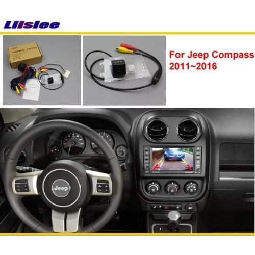 Car Rear View Reverse Camera For Jeep Compass 2011 2012 2013 2014 2015 2016 Accessories Original Screen Compatible Parking CAM