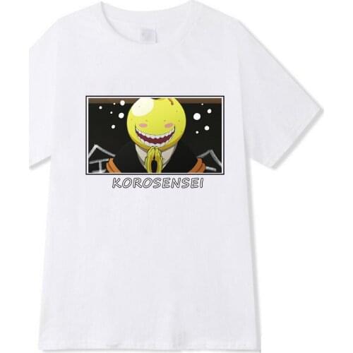 Anime Assassination Classroom T Shirt Funny Graphic Korosensei T-shirt Harajuku Tee Tops O-neck Short Sleeved Unisex