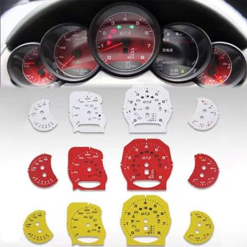 Gauge Faces For Porsche 911 Carrera 991/Cayenne 958/Panamera 970 GTS Instrument Cluster Retrofit Overlay 250KM/H